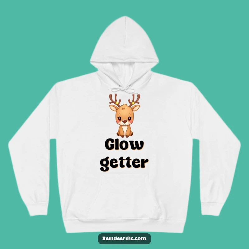 Cozy Fairy Light Reindeer Hoodie: Magical Comfort, Perfect Funny Gift!
